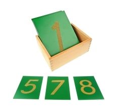 KABARTMA RAKAMLAR - SANDPAPER NUMBERS WITH BOX