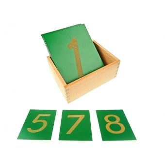 KABARTMA RAKAMLAR - SANDPAPER NUMBERS WITH BOX