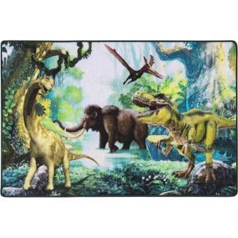 DINOSAUR WORLD 133x190 YEL BUKLE